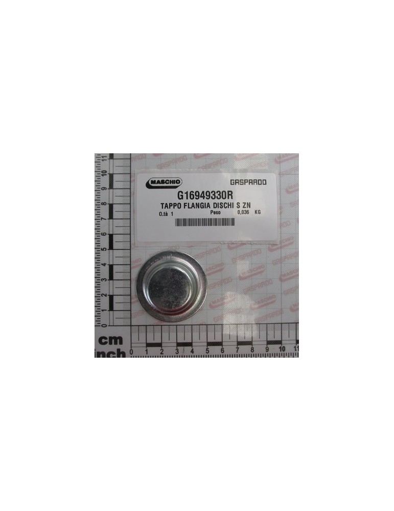 FLANGE DISCS S PLUG GALV.ED