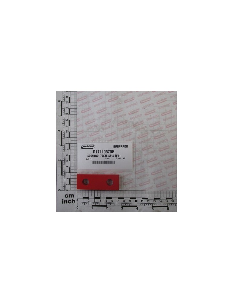 PLATE  70X25 SP.8 2F11
