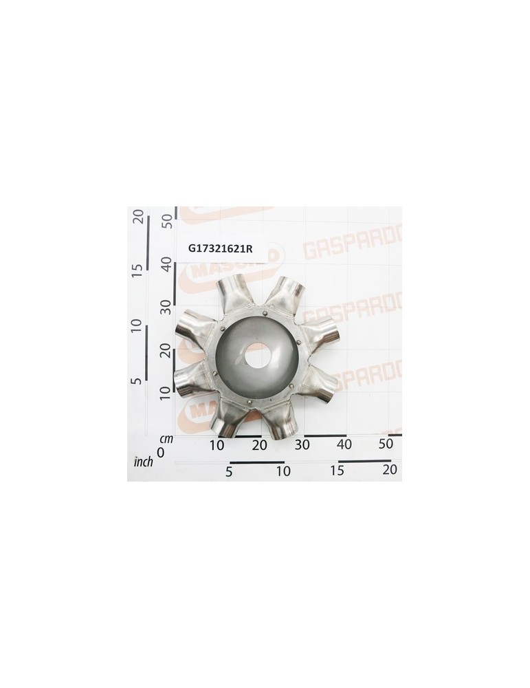 ASS.DISTR INOX 8U 45Â° D.63