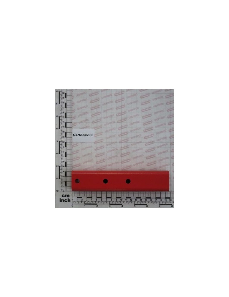 SQ.TUBE 40X4X190 PUNCHED