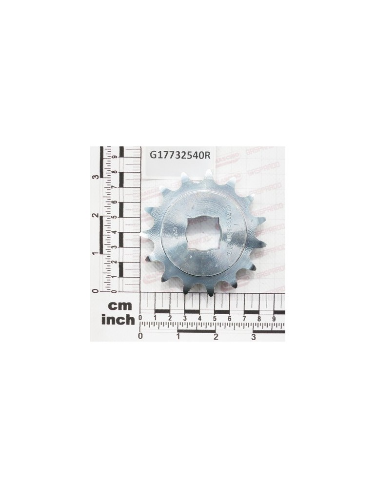 PINION Z15 5/8-3/8 SQ.20,4  ZN