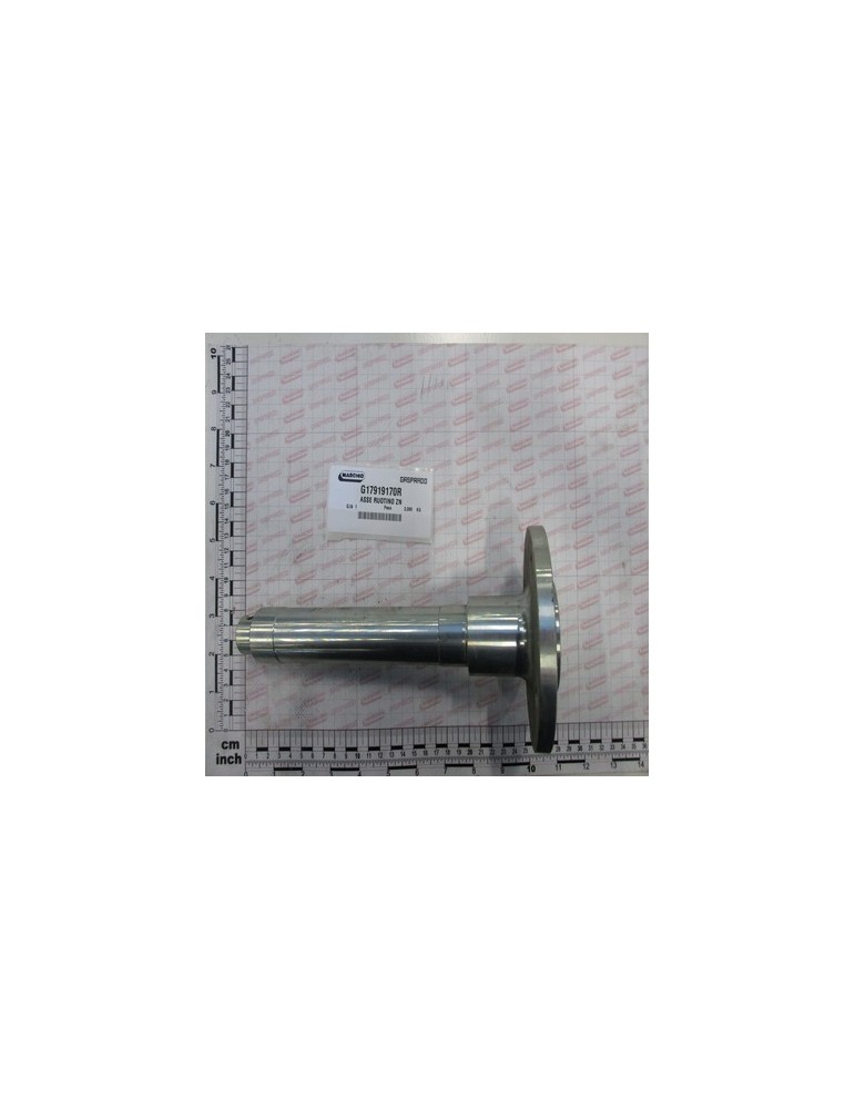 WHEEL AXIS GALVANIZED