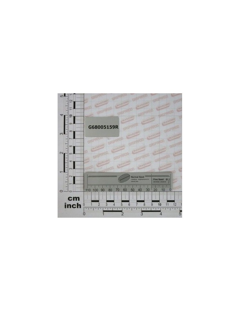 Maschio Gaspardo ETICHETA REGLARE G68005159R