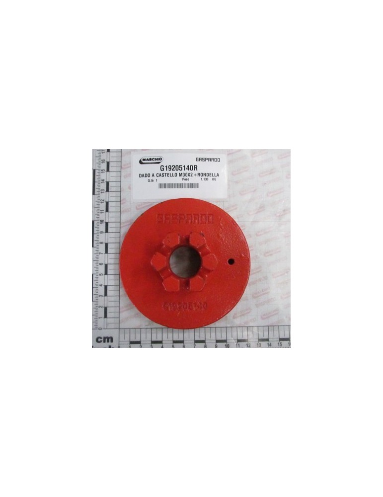 CASTLE NUT M30X2+WASHER