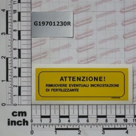 LABEL ATTENTION EXPANSION TANK