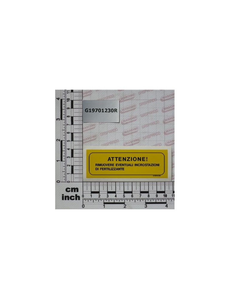 LABEL ATTENTION EXPANSION TANK