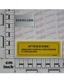 LABEL ATTENTION EXPANSION TANK