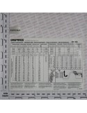 LABEL TABLE SEEDING DP400