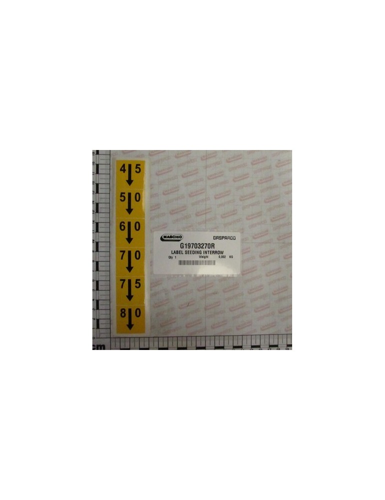LABEL SEEDING INTERROW