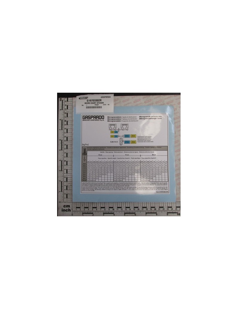 MICRO CHART STICKER