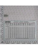 LABEL TAB. SEED.S-SC300 22ROW