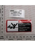 DECAL.DANGER ROTATING PARTS
