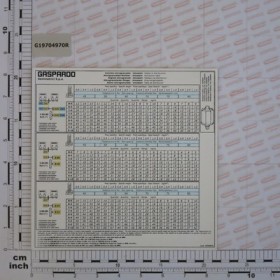 UMOSTART DISTRIBUTOR CHART 8P