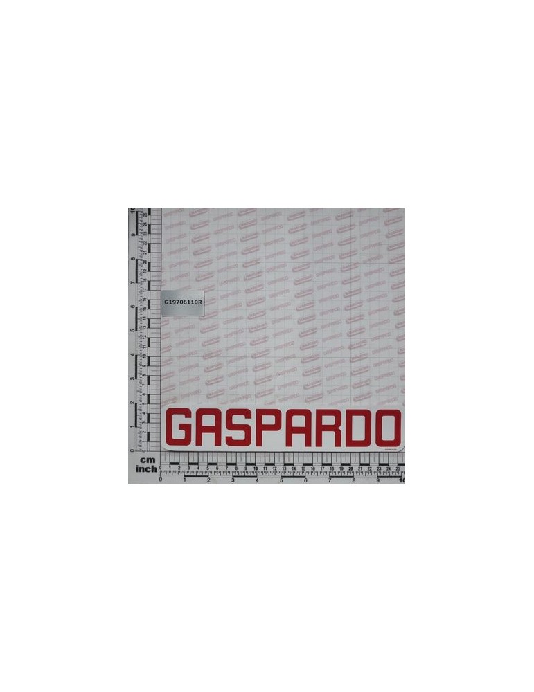 DECAL.GASPARDO H40 X PLA.