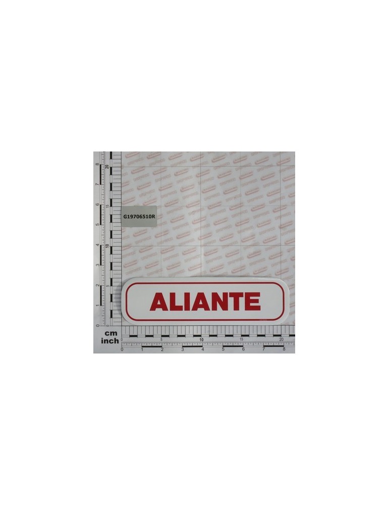 LABEL ALIANTE