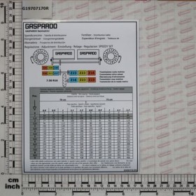 FERTILIZER DISTR.TABLE W7 3R