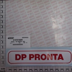 DECAL. \"DP PRONTA\" H90.