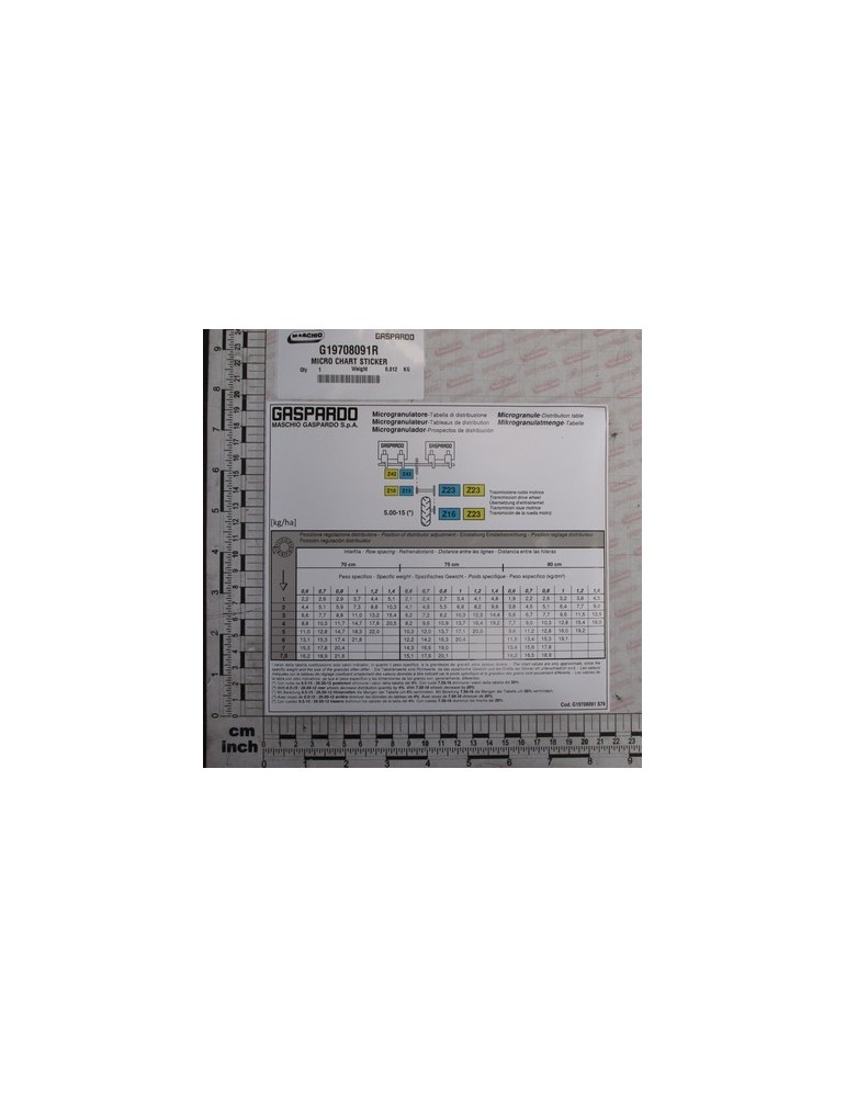 MICRO CHART STICKER