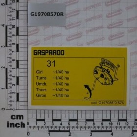 DECAL.PLANTING TEST 31 G.