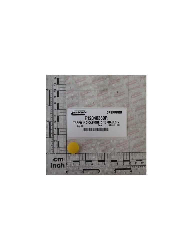 Maschio Gaspardo TAPPO INDICAZIONE D.18 GIALLO- F12040380R