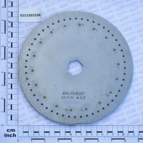 SEED PLATE 52 H. D. 3,50 R.H.