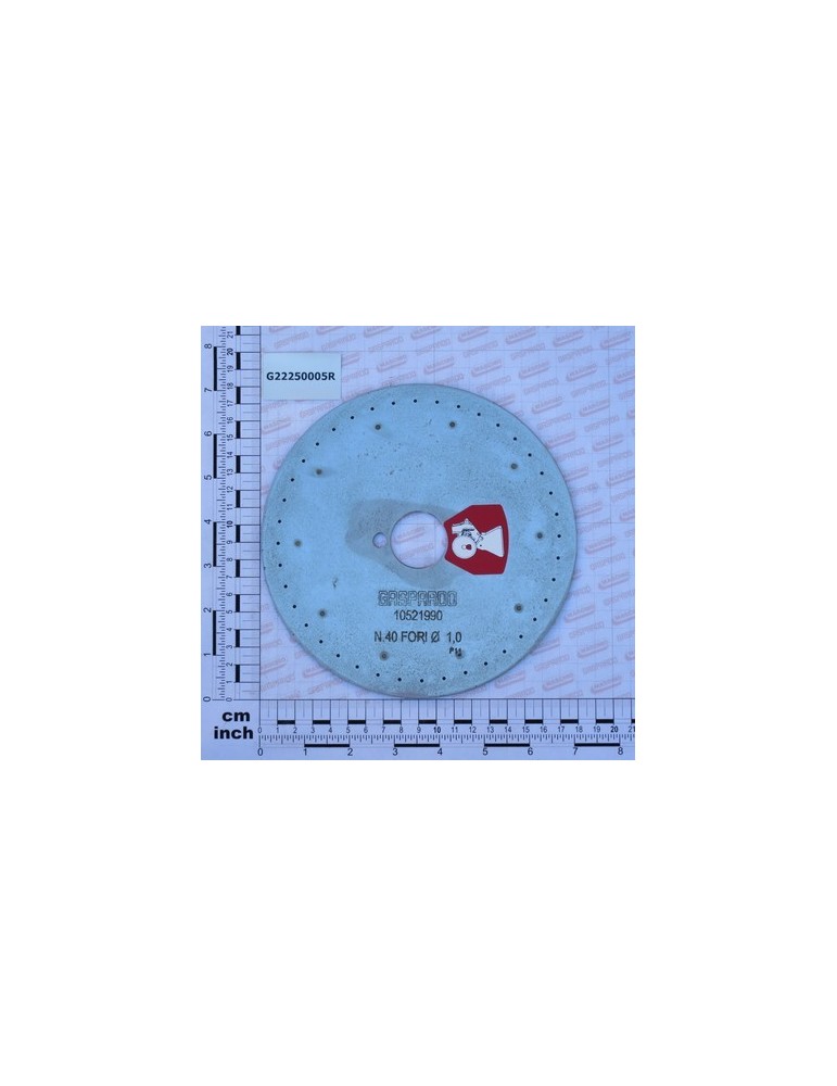 DISK 40 HOLES D.1-0 SV LM