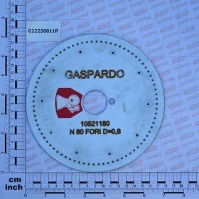 DISK 80 HOLES D.0-8 SV LM