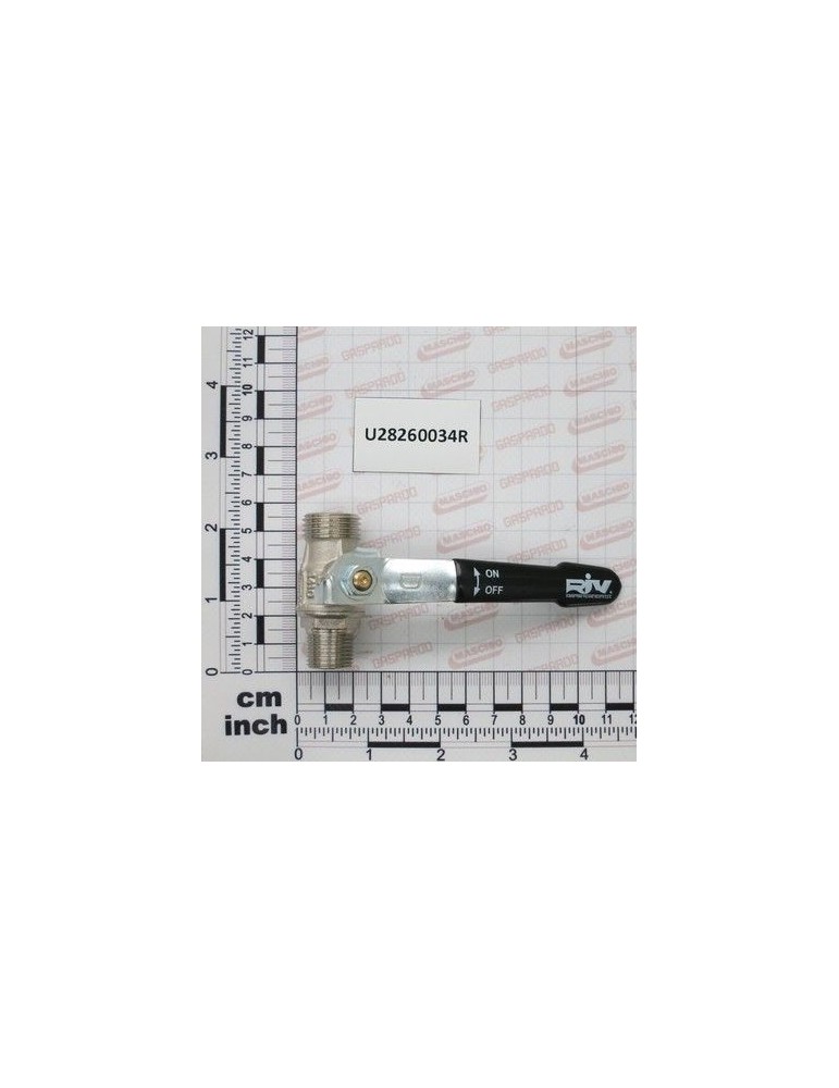 Maschio Gaspardo ROBINET SFERA 1/2ï¾´ï¾´M-3/8ï¾´ï¾´M DX U28260034R