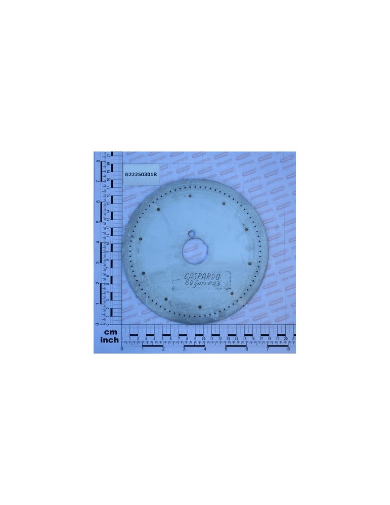 DISK 80 HOLES D.0-3 SV LM
