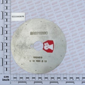 DISK 10 HOLES .D.1-5 S.PI.SV L