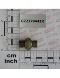 UPRIGHT 1/4\'\' NIPPLE WITH GRUB