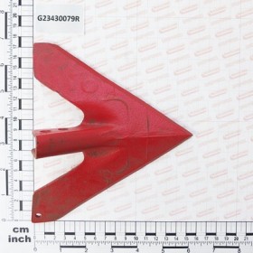 HOE BLADE- REAR.- 16
