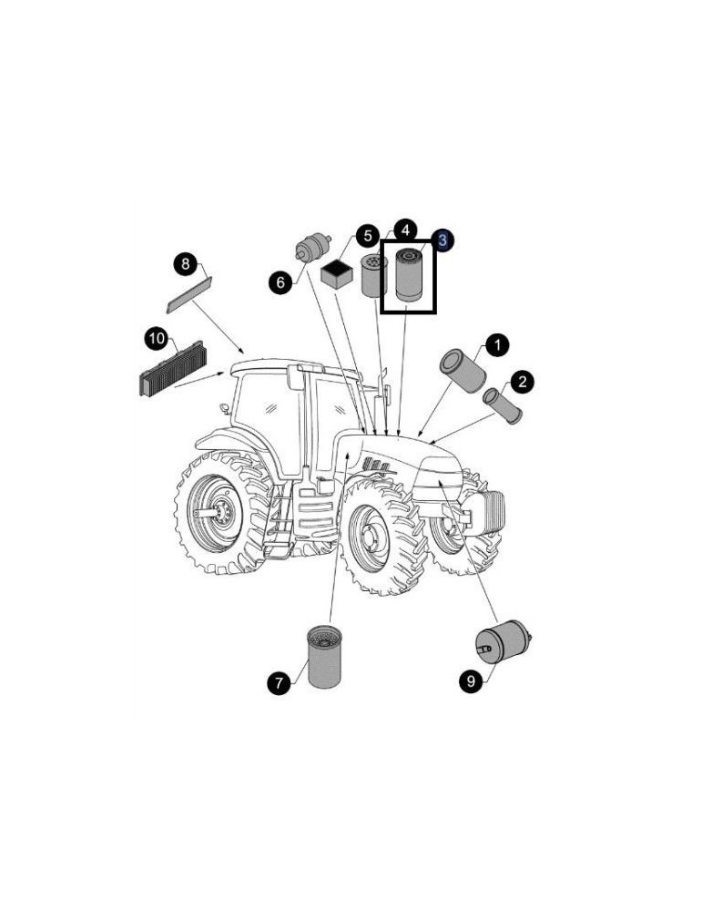 Case IH Filtru Ulei Motor 47368538