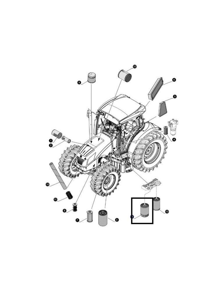 Filtru Combustibil 47450037