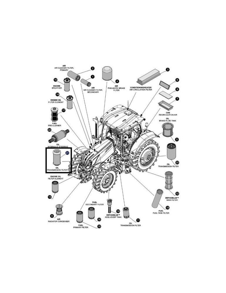 Filtru Hidraulic 47715391