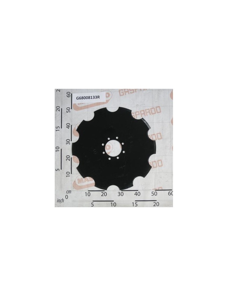 FLAT DISC 157X20\" WITH TEETH