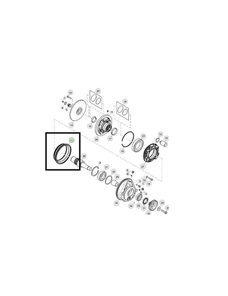 John Deere Burduf R551372