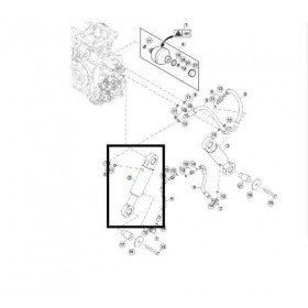 John Deere Cilindru Hidraulic Dreapta RE186112
