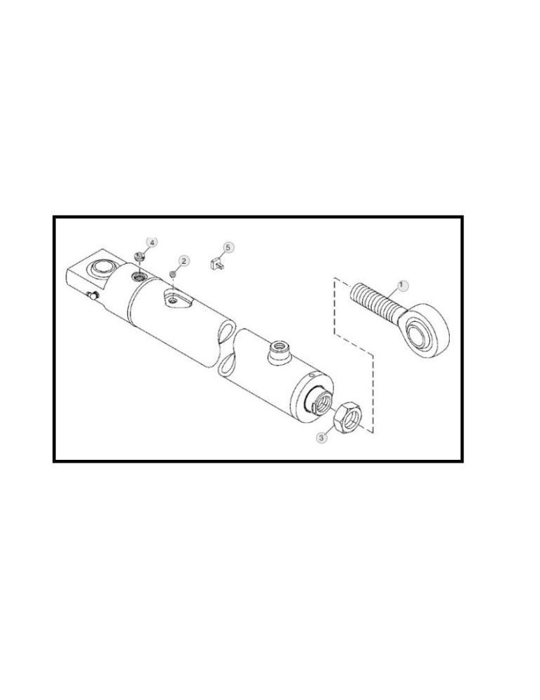 John Deere Cilindru Hidraulic AHC14811