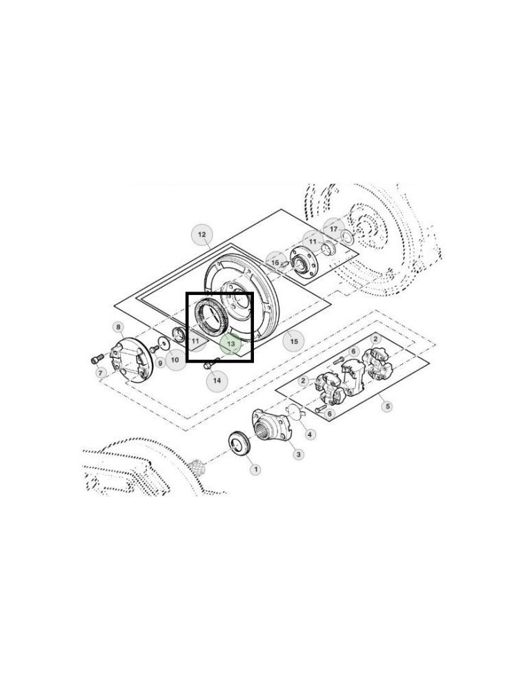 John Deere Simering Cardan Cutie L167630
