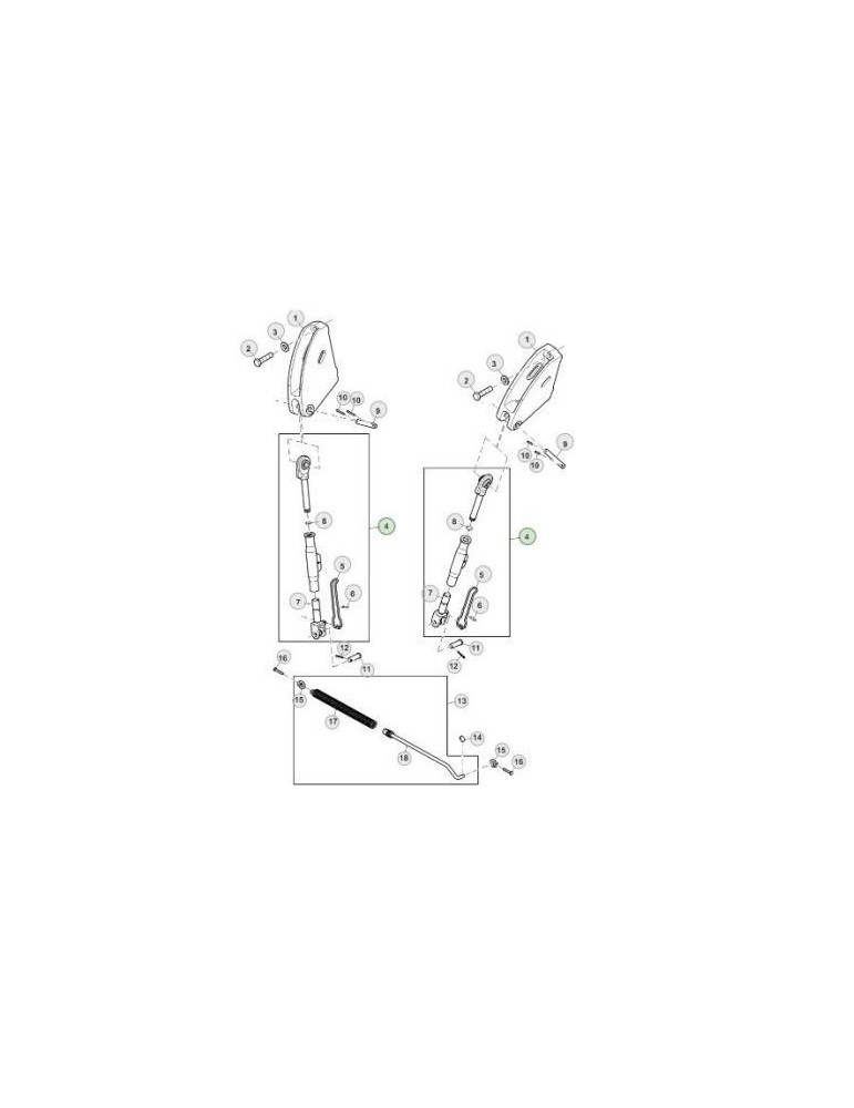 John Deere Stabilizator RE199501