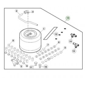 John Deere Perna Aer Scaun RE331277