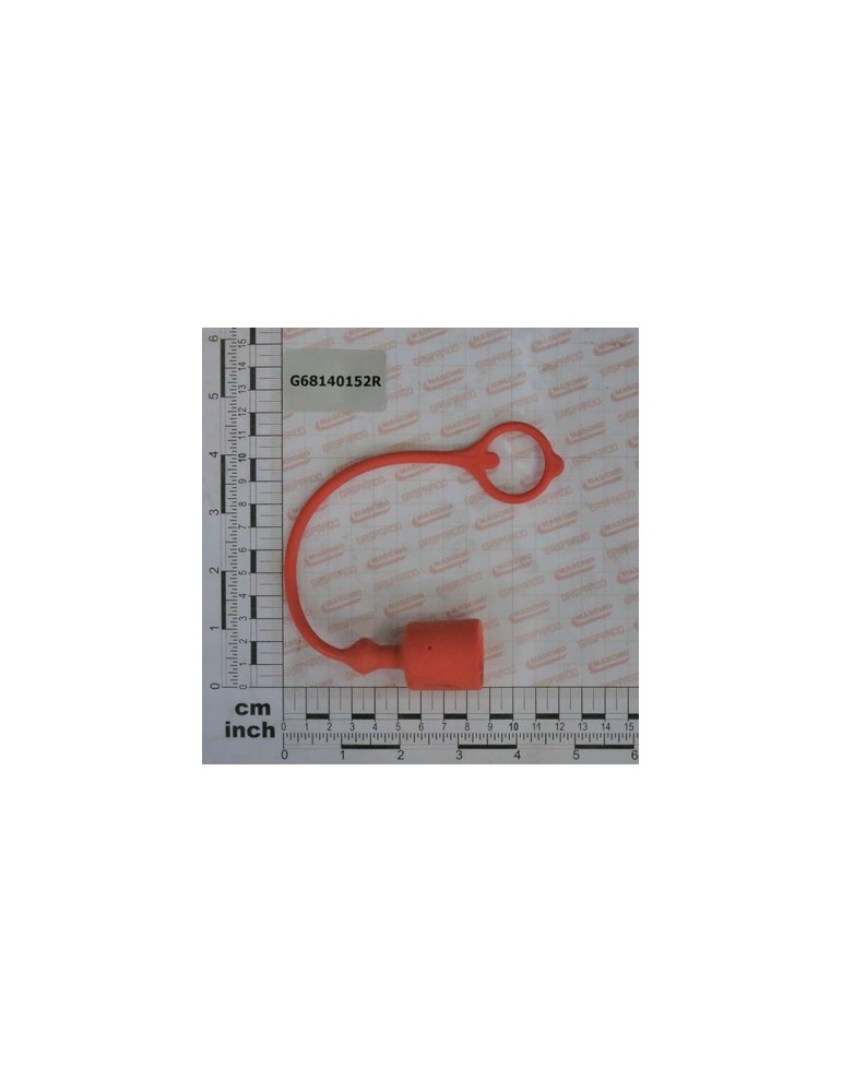 CLUTCH CAP 1/2 RED