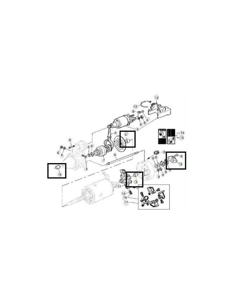 John Deere Kit Alternator AL70854