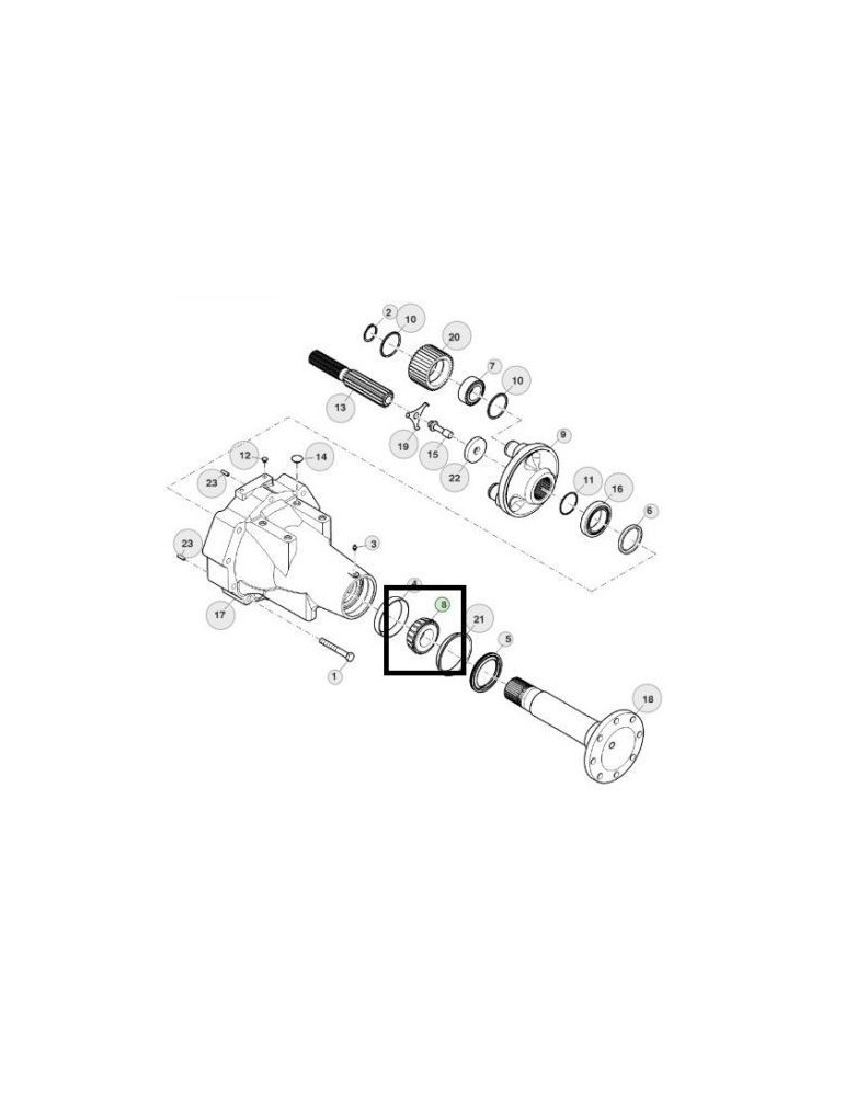 John Deere Con Rulment AL156506
