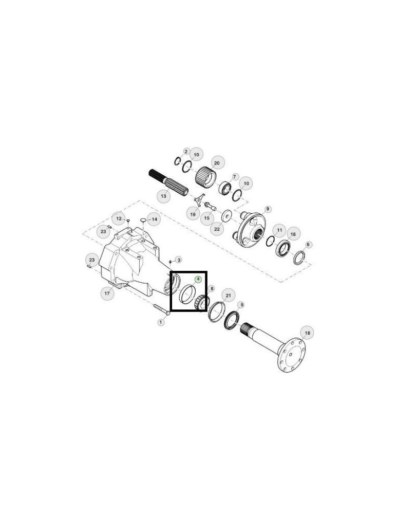 John Deere Cupa Rulment L154620