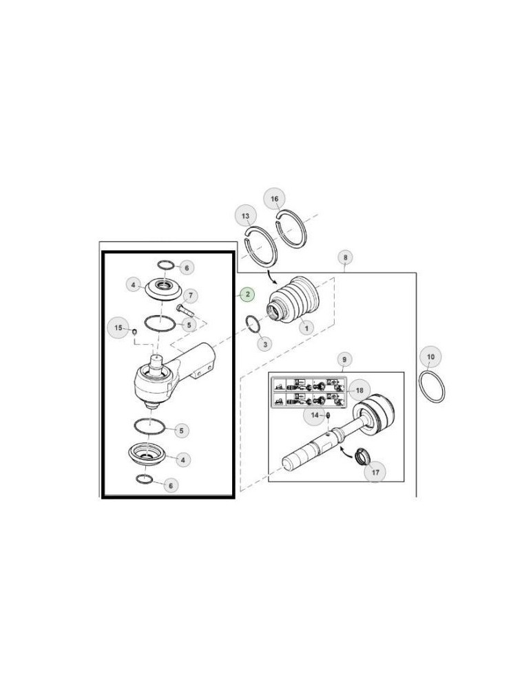 John Deere Cap Bara RE583653