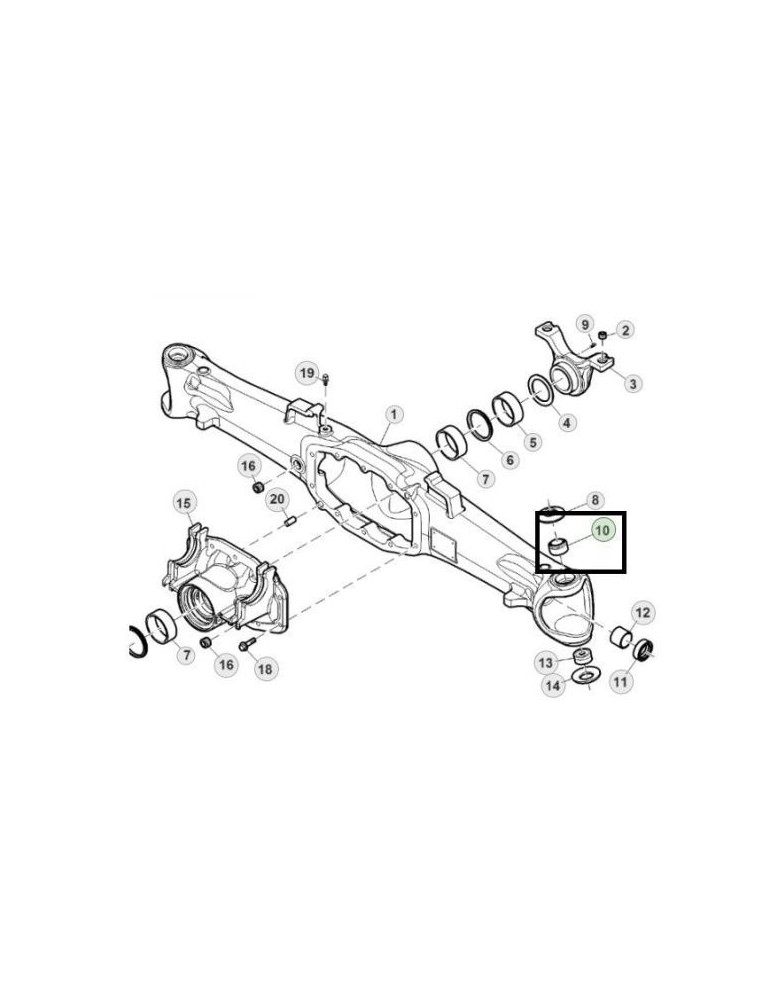 John Deere Bucsa R113780