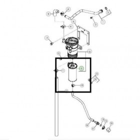 John Deere Filtru Combustibil DZ105100