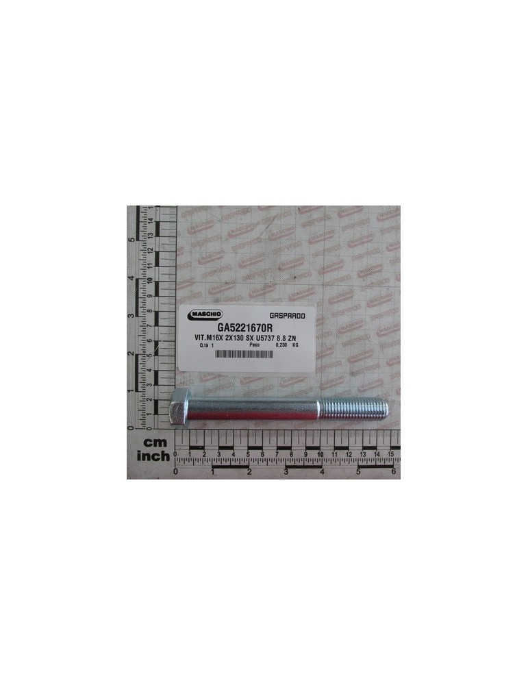 SCR.M16X 2X130 LEFT U5737 8.8